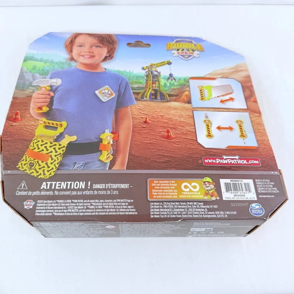 Nickelodeon Rubble & Crew Construction Tool Set Kids Paw Patrol‎ Playset NIB NEW